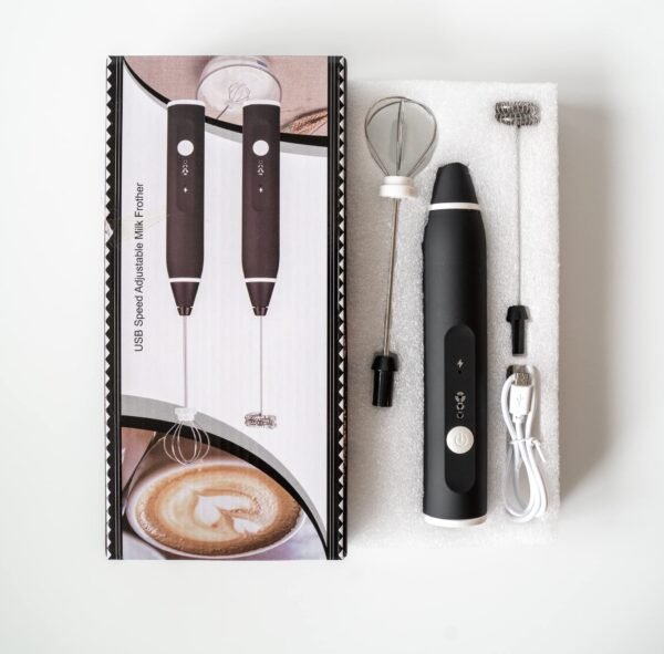 Rechargeable Coffee Beater with Egg beater